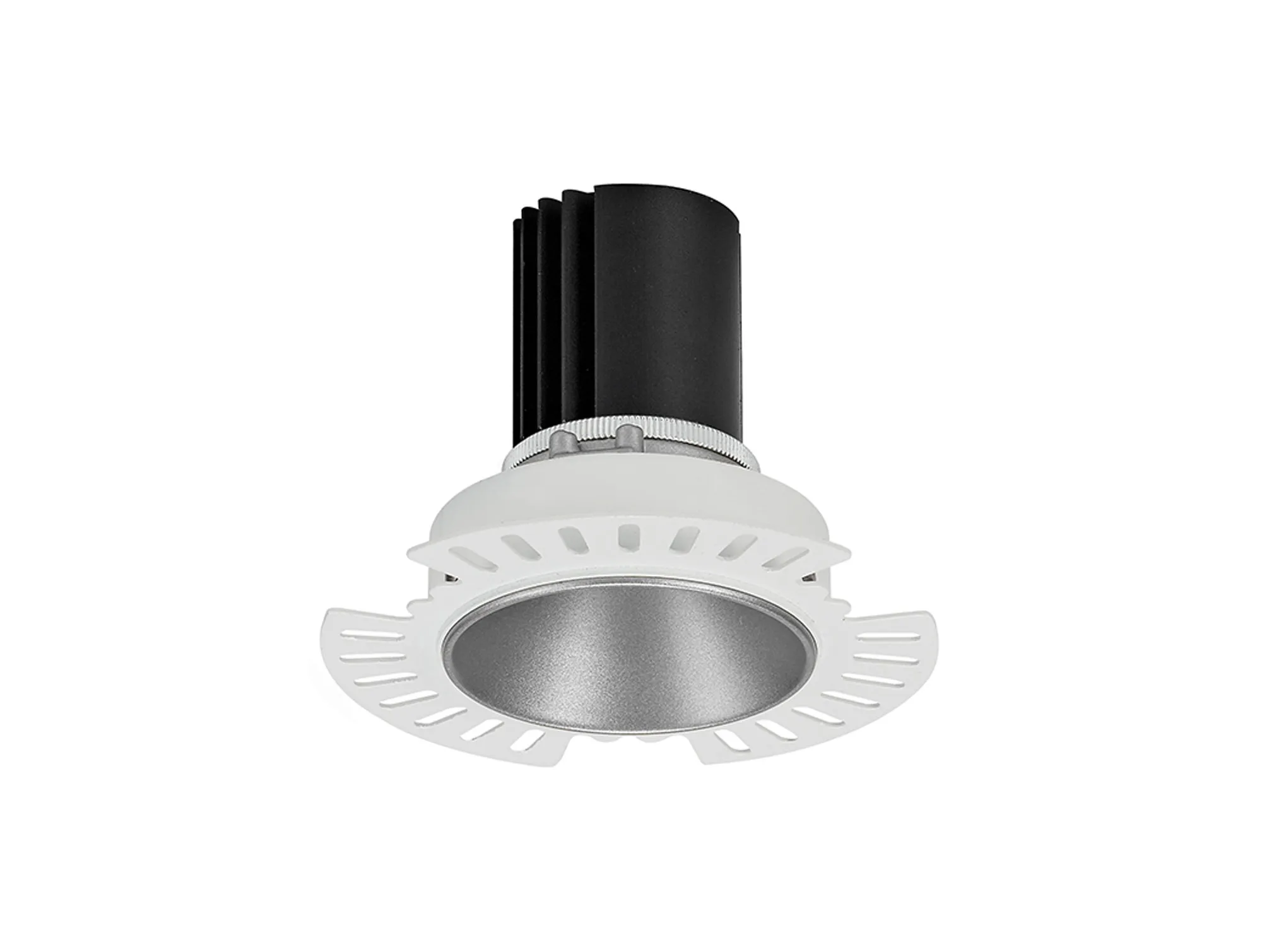 Basy A 12 Tridonic Powered 12W 2700K 1200lm 36° CRI>90 LED Engine Silver Adjustable Recessed Spotlight, IP20 DM201861  Dlux Basy A 12